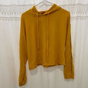 NWT Gold Hoodie With Black Stripe on the Arm, Size M